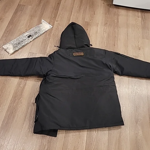 Canada Goose XXL Black Expedition Parka Fusion Fit Heritage WITH TAGS Coyote Fur - Picture 14 of 16